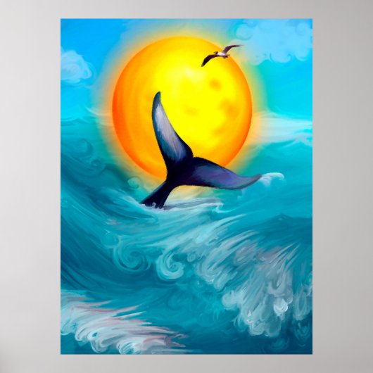 Sonnenuntergänge Schwanz Poster (Vorne)