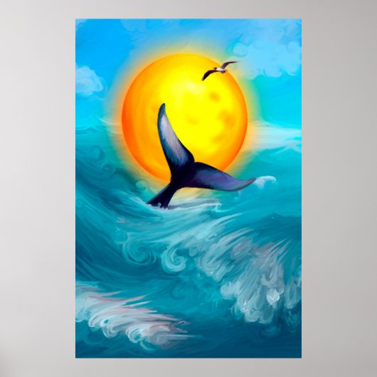 Sonnenuntergänge Schwanz Poster (Vorne)