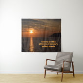 Sonnenuntergänge wie die Lichter der goldenen Stra Wandteppich (Beispiel (Horizontal))