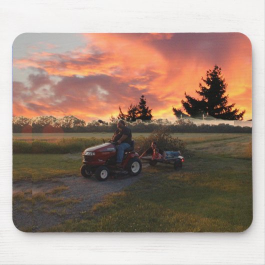 Sonnenuntergangfahrt Mousepad (Vorne)