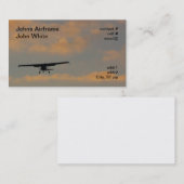 Sonnenunterganglandung Visitenkarte (Vorne/Hinten)