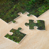 Sonnenuntergangs-Bergszene-Landschaft-Puzzle Puzzle (Seite)