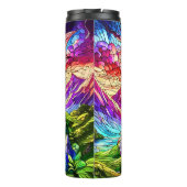 Sonnenuntergangs-Drache 16oz Thermosbecher (Rückseite)