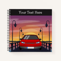Sonnenuntergangs-Fahrtenbuch - Süßes Reisejournal