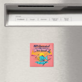 Sonnenuntergangs-Fisch-Vibes Magnet (In Situ (Geschirrspüler))