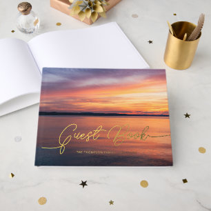 Sonnenuntergangs-Foto Individuelles Landhaus oder  Gästebuch