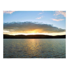 Sonnenuntergangs-Fotovergrößerung Fotodruck