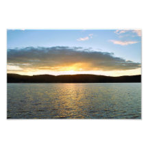 Sonnenuntergangs-Fotovergrößerung