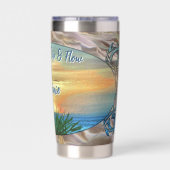 Sonnenuntergangs-Glühen, Sip & Flow 1557 Thermobecher (Rückseite)