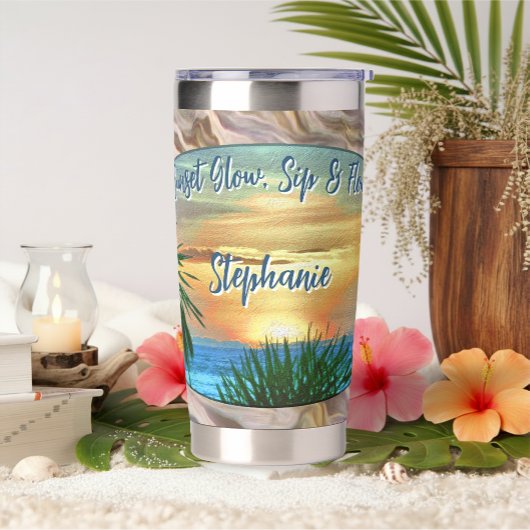 Sonnenuntergangs-Glühen, Sip & Flow 1557 Thermobecher