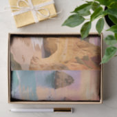 Sonnenuntergangs-Meereshöhlen-Paradies Seidenpapier (Geschenk)