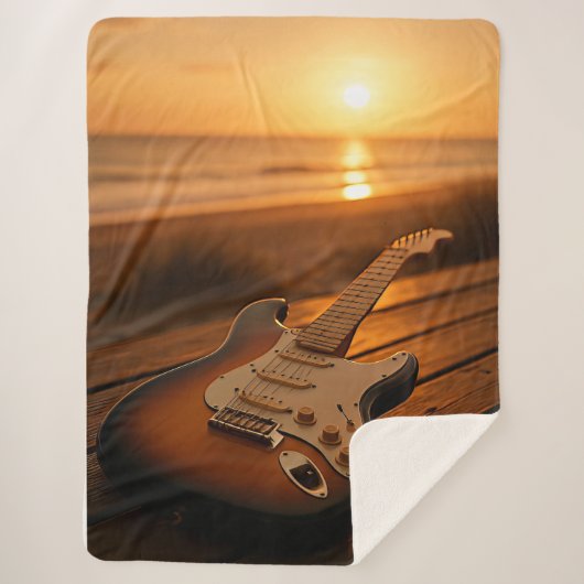 Sonnenuntergangs-Melodie Sherpadecke (Vorderseite)