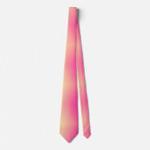 Sonnenuntergangs-Pink-Gradient Krawatte (Vorderseite)