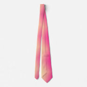Sonnenuntergangs-Pink-Gradient Krawatte (Rückseite)