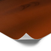 Sonnenuntergangs-Reflections Poster (Ecke)