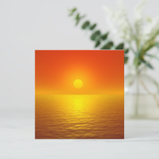 Sonnenuntergangs-Reflexions-Papeterie