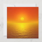 Sonnenuntergangs-Reflexions-Papeterie (Rückseite)