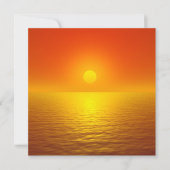 Sonnenuntergangs-Reflexions-Papeterie (Vorderseite)
