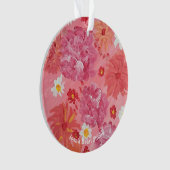 Sonnenuntergangs-Rosen-Ornament Ornament (Vorderseite)
