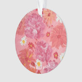 Sonnenuntergangs-Rosen-Ornament Ornament (Vorderseite)