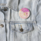 Sonnenuntergangs-Röte-Bogen-Helle-Rose-Bouquet-Mai Button (Beispiel)