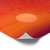 Sonnenuntergangs-Seele Poster (Ecke)
