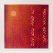Sonnenuntergangs-Seelen-Puzzle Puzzle (Horizontal)