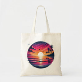 Sonnenuntergangs-Serenität – Totes in Küsten-Traum Tragetasche