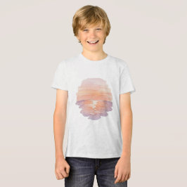 Sonnenuntergangs-Strand-Vibes – Minimalistische ha Tri-Blend Shirt