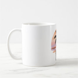 Sonnenuntergangs-Strand-Vibes – Minimalistischer h Kaffeetasse