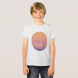 Sonnenuntergangs-Strand-Vibes – Minimalistisches S Tri-Blend Shirt