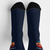 Sonnenuntergangs-Strandsocken für Männer oder Frau Socken (Oben)