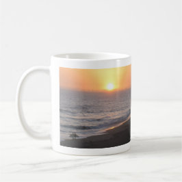 Sonnenuntergangs-Surfer Kaffeetasse