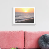 Sonnenuntergangs-Surfer Leinwanddruck (Insitu (Wohnzimmer))