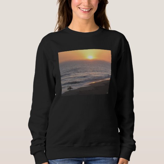 Sonnenuntergangs-Surfer Sweatshirt (Vorderseite)