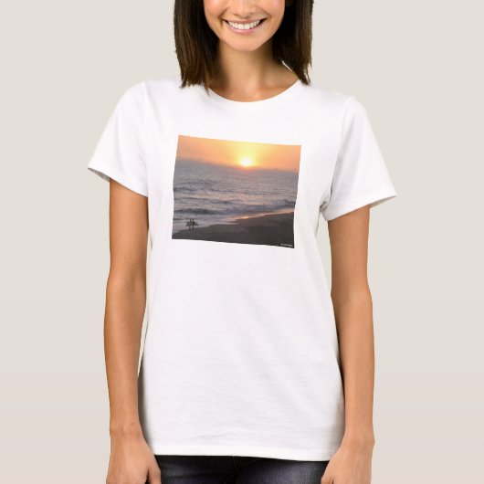Sonnenuntergangs-Surfer T-Shirt (Vorderseite)