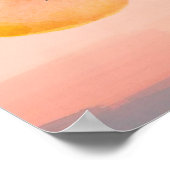 Sonnenuntergangs Vögel Poster (Ecke)