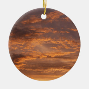 Sonnenuntergangs Wolken I Farbiger Himmel Fotograf Keramikornament
