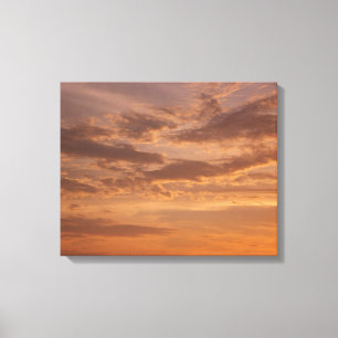 Sonnenuntergangs-Wolken II Pastell Abstrakt Natur Leinwanddruck
