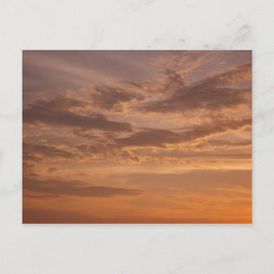 Sonnenuntergangs Wolken II Pastell Abstrakt Natur Postkarte