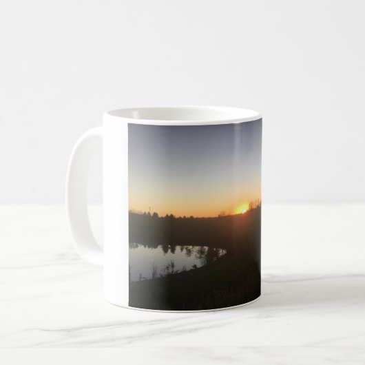 Sonnenuntergangschale Kaffeetasse (Vorderseite Links)