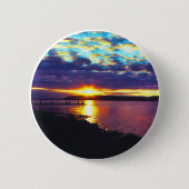 Sonnenuntergangseeknopf Button (Vorderseite)
