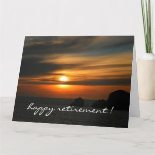 Sonnenuntergangsfarben groß karte