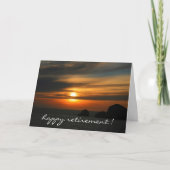 Sonnenuntergangsfarben Karte (Vorderseite)