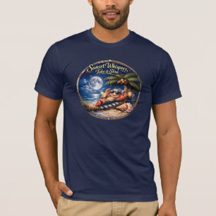 Sonnenuntergangsflüstern – Die Kunst, es langsam a T-Shirt