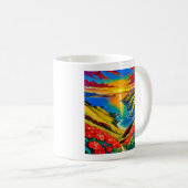 Sonnenuntergangsglück Kaffeetasse (VorderseiteRechts)