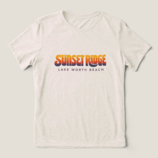 Sonnenuntergangsgrat T-Shirt Tri-Blend Shirt