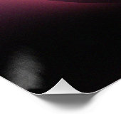 Sonnenuntergangshimmel bunt poster (Ecke)