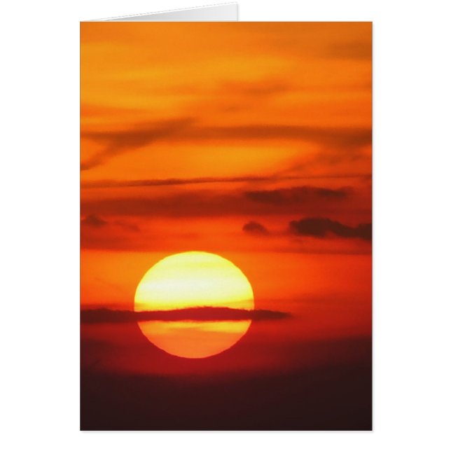 Sonnenuntergangskarte (Vorne)