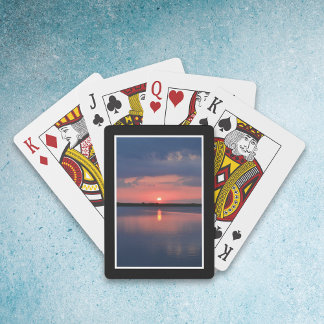 Sonnenuntergangskarten Spielkarten